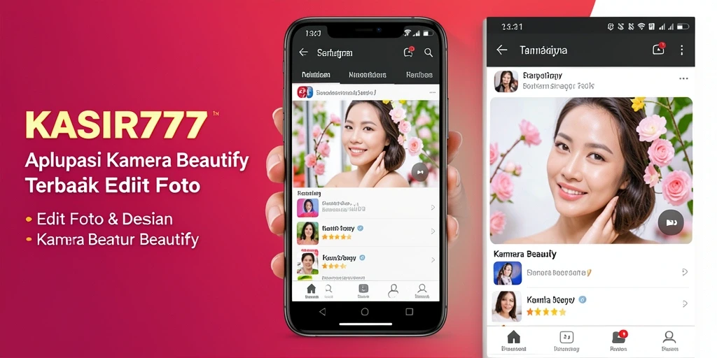 Tampilan antarmuka KASIR777 yang ramah pengguna untuk edit foto.
