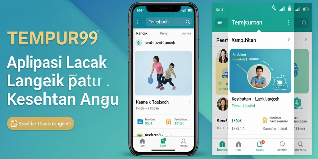 Antarmuka pengguna TEMPUR99 yang modern dan intuitif untuk pelacakan langkah.