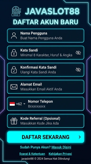 Panduan Registrasi Akun javaslot88 untuk Pengguna Android